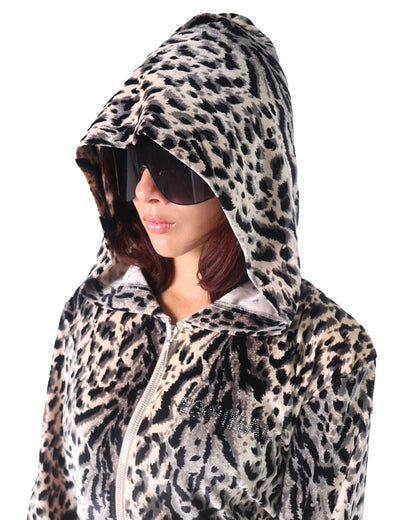 ESPINAL VELVET HOODIE WOMEN