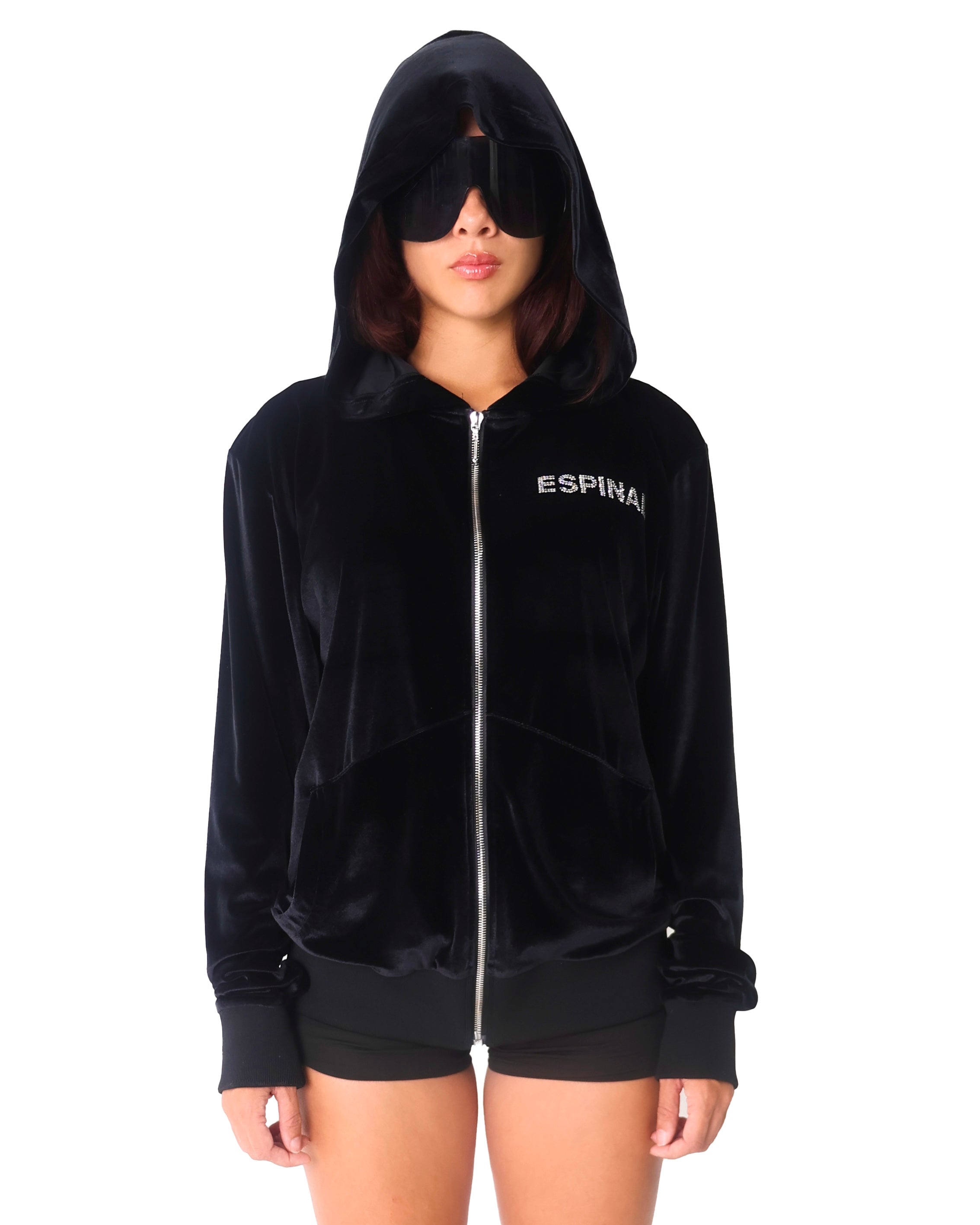 ESPINAL VELVET HOODIE WOMEN