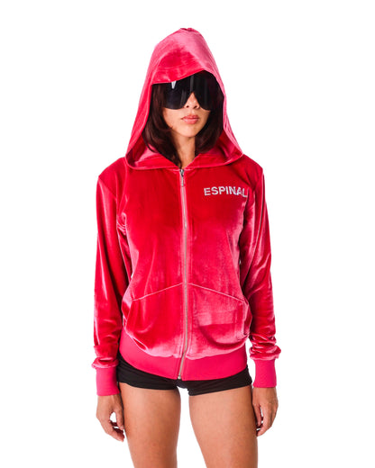 ESPINAL VELVET HOODIE WOMEN