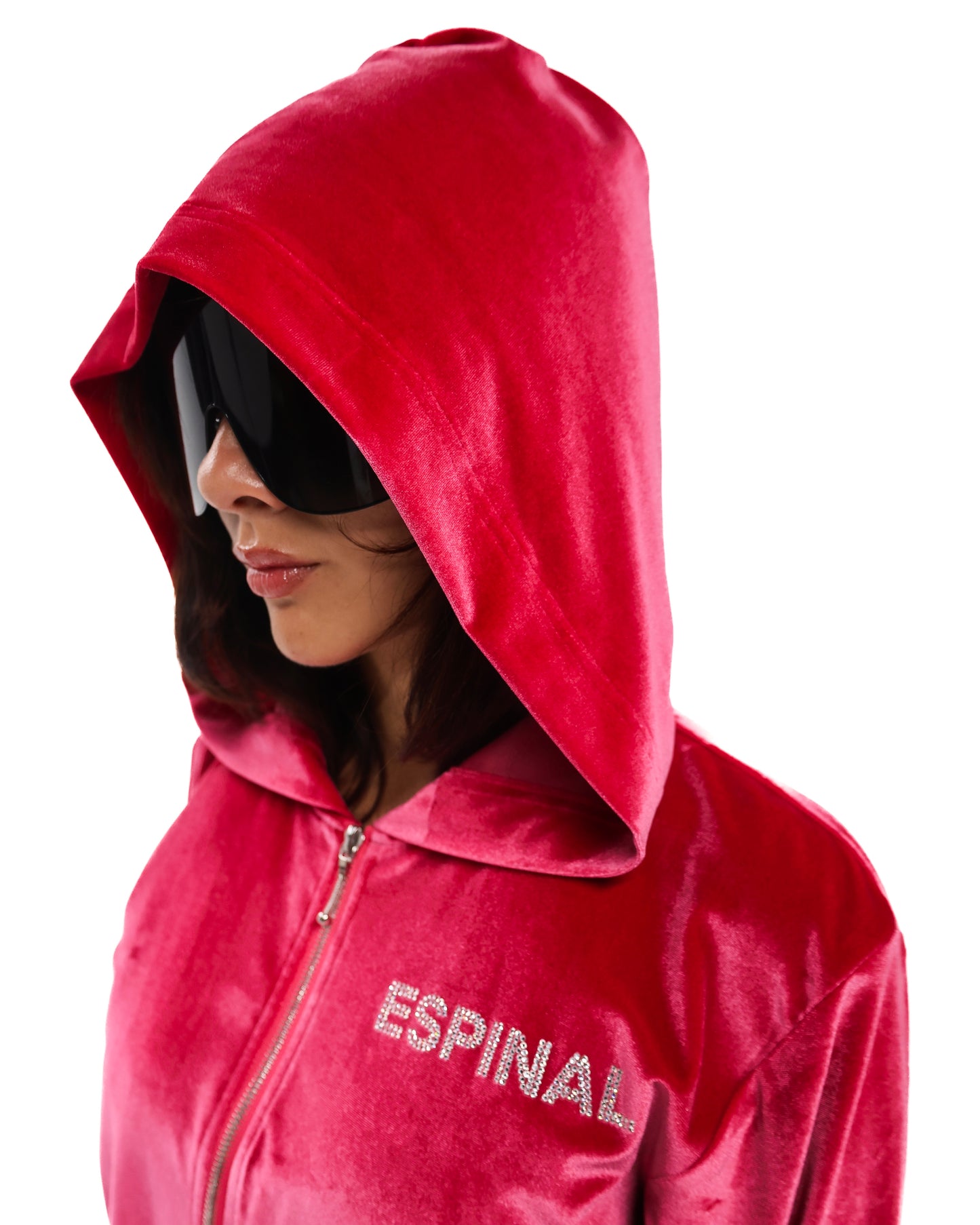 ESPINAL VELVET HOODIE WOMEN