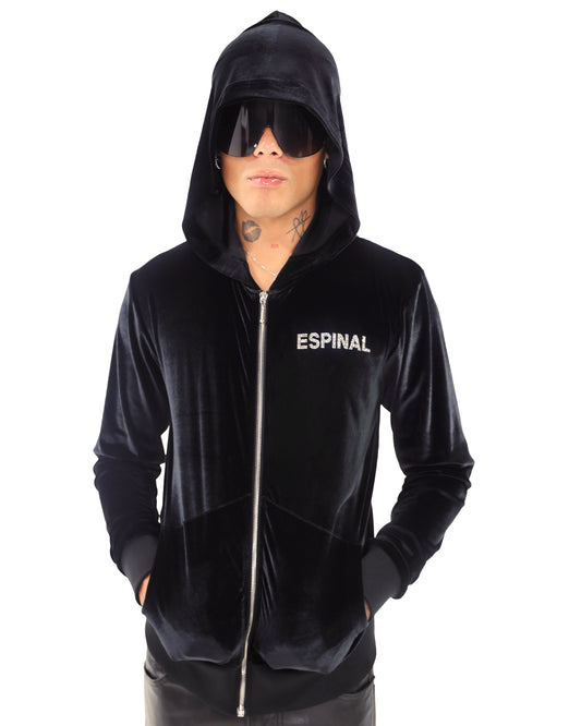 ESPINAL VELVET HOODIE